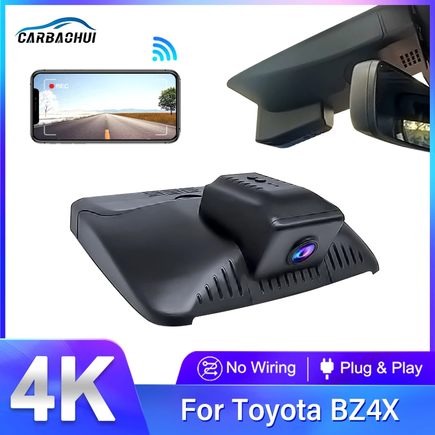 

4K HD 2160P Plug And Play installation Wifi Dashcam Car Video Recorder DVR Dash Cam for Toyota BZ4X 2022 2023 By APP Control