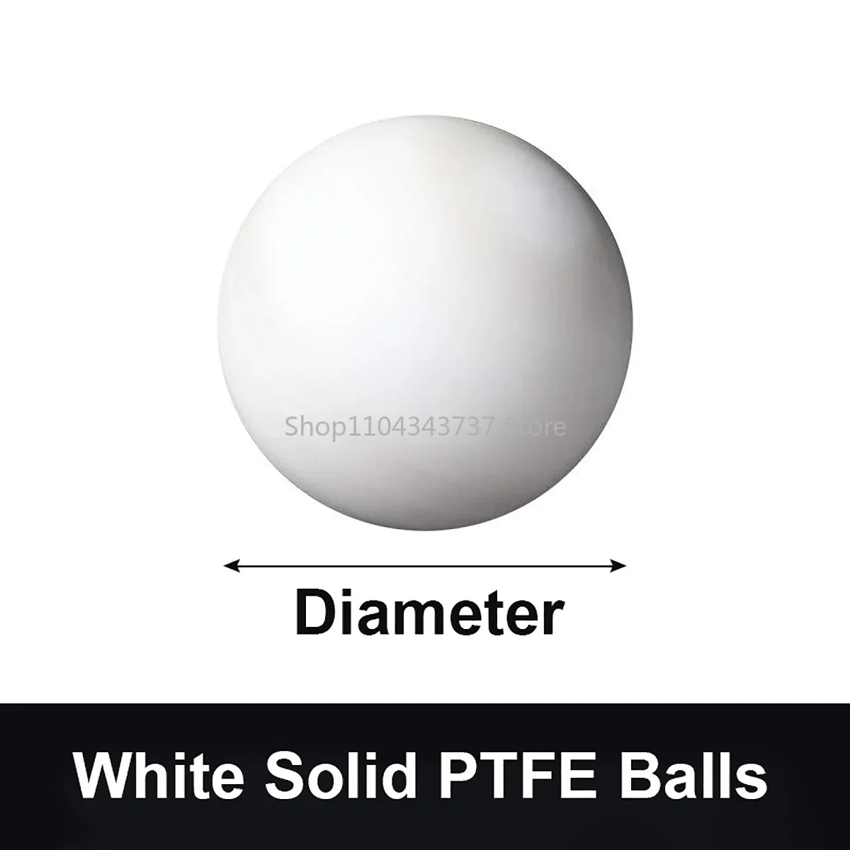 Diameter 1-70mm PTFE Balls White Solid Plastic F4 Ball Rolling Bead Electrical Insulation Bearings Sealing Corrosion Resistance