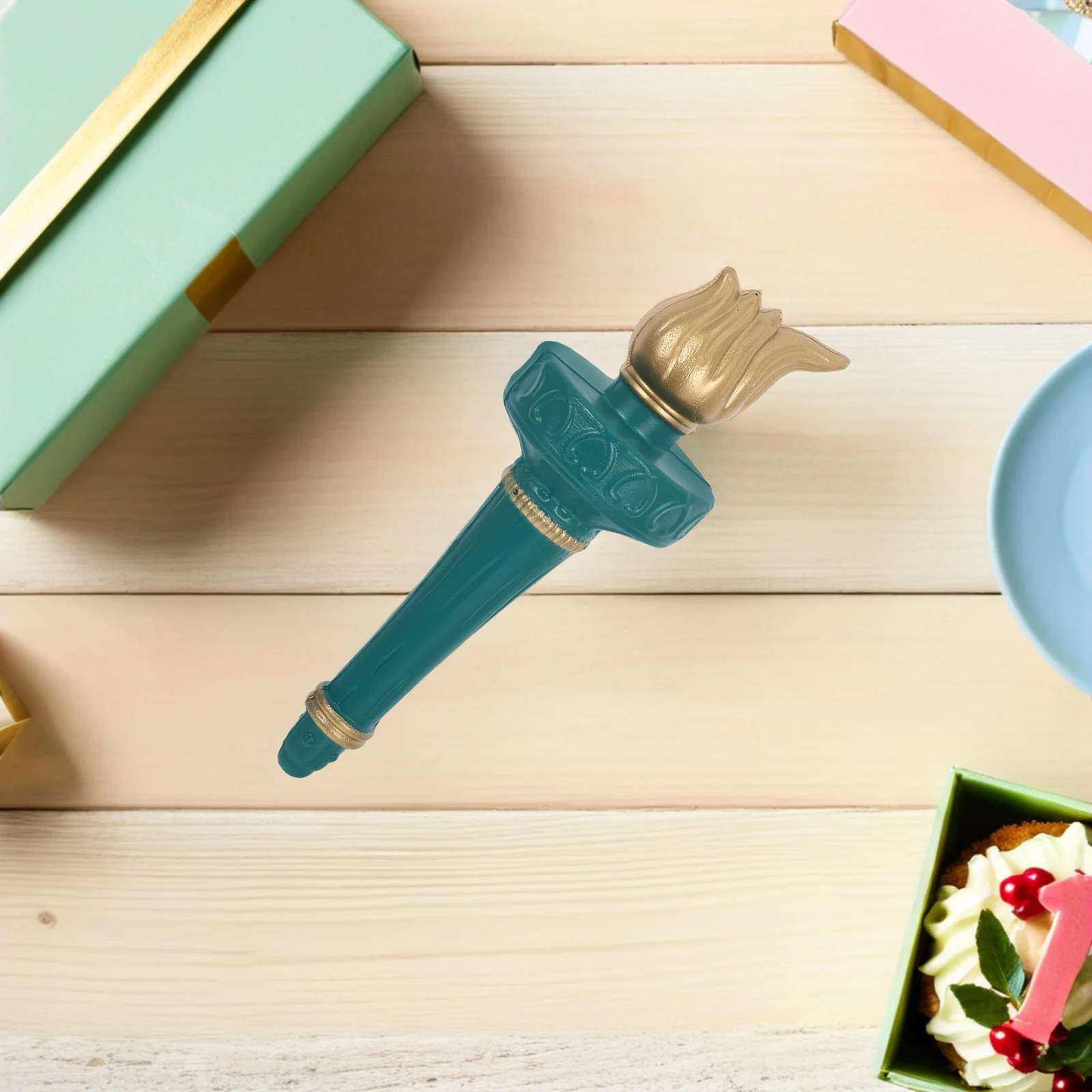 

Lady Liberty Torch Cosplay Prop Lightweight Statue Of Liberty Costume Accessory For Halloween Dress Up Party Photo Decor