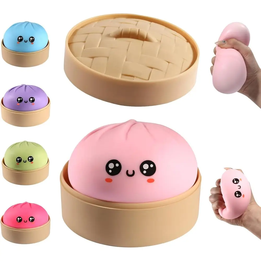 

Dumpling Squishy, Dumpling Squishy Mystery Box, Cute Big Squishy Dumpling StrBall idget Sensory Toy or Adults Anxiety Relie, Squ