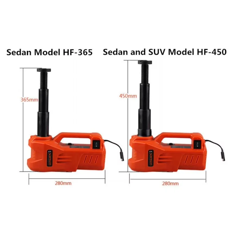 HF045 nuevo 3 en 1 gato eléctrico de coche DC12V 5T nuevos conectores de coche llave de compresor herramientas de vehículo Kit de herramientas de emergencia Kit de gato de coche