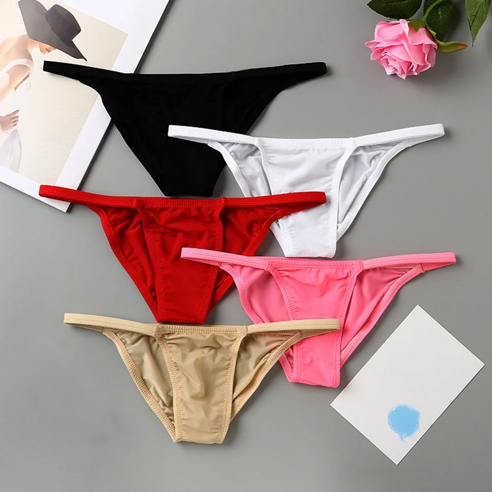For Casual Wear Breathable Briefs Lightweight Quick Drying Panties Quick Drying Underwear Black Solid Color Pattern
