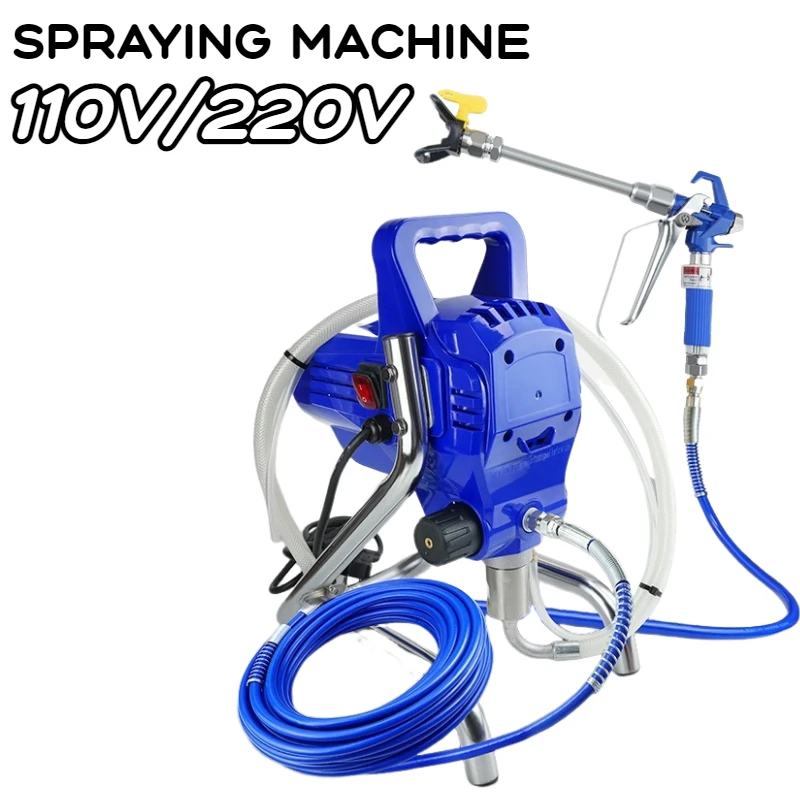 

1850W High Pressure Airless Wall Paint Sprayer Spraying Machine 2.1L/Min Spraying 2905L Spray Coating Machine