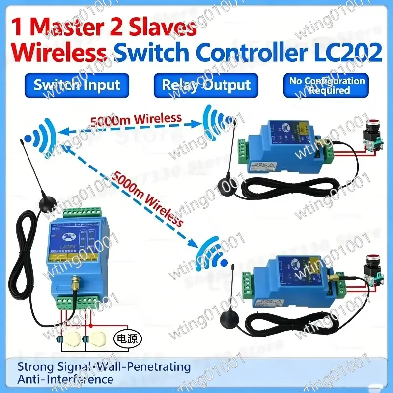 for Switching Quantity Wireless Transmission Module One Tow Two Water Level Controller Signal Transceiver Relay Pump Remote