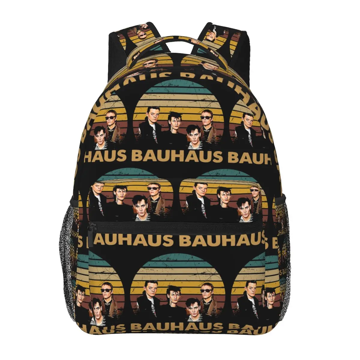 Vintage Bauhaus 80s Punk Band Legend Backpacks Boys Girls Bookbag Children School Bags Cartoon Travel Rucksack Shoulder Bag