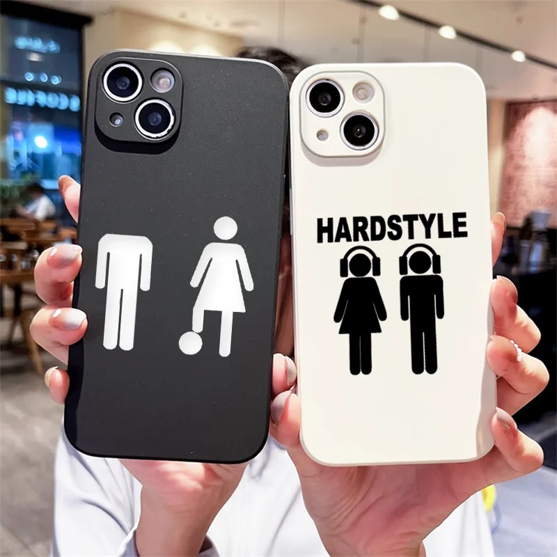 

Personalized Creative Pattern Phone Case For iPhone 17 16 15 11 12 14 13 Pro Max Mini X XS XR 7 8 Plus SE 16E Soft Cover Fundas