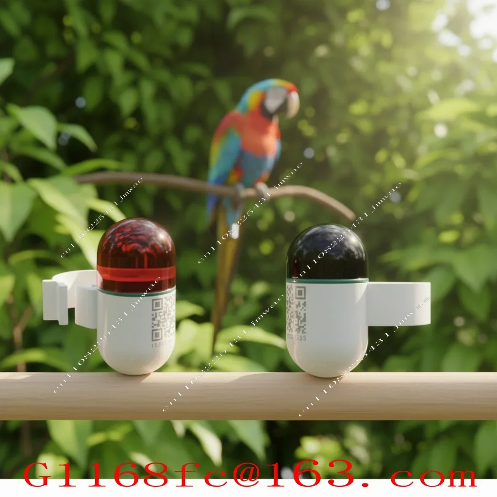 Mini Real-Time GPS Locator Waterproof Pigeon Ring 4G Network GSM Android IOS Trajectory Locator Made Durable Plastic LBS