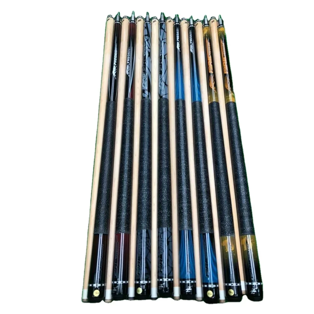 Hot Sale 58 Inch PREOAIDR Maple Shaft And Maple Butt Billiard Pool Cue With Unilock Joint