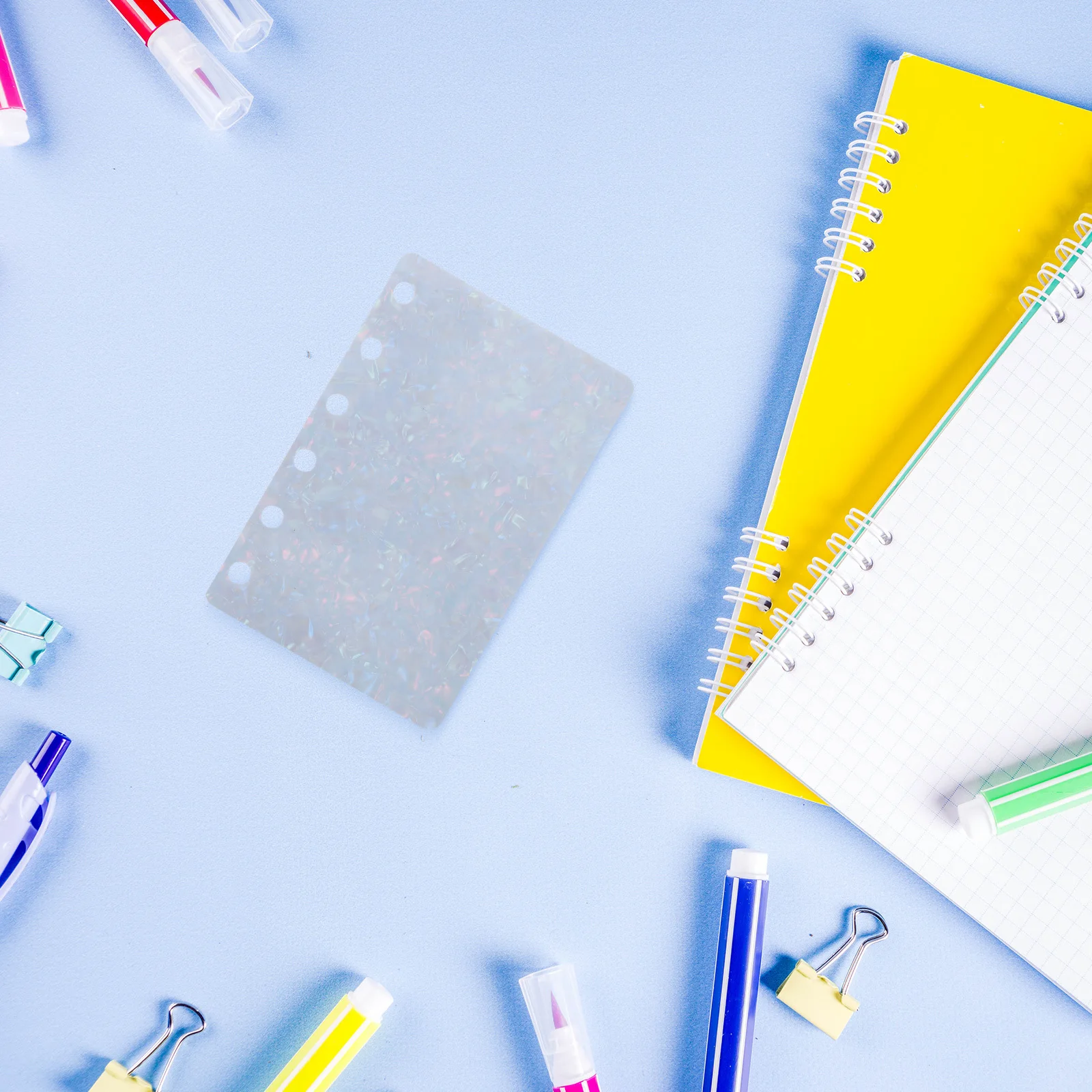 

10pcs A7 Loose Leaf Dividers Pp Index Partition Pad 6 Ring Binder Inserts For Planners Binder Organization School Office Planner