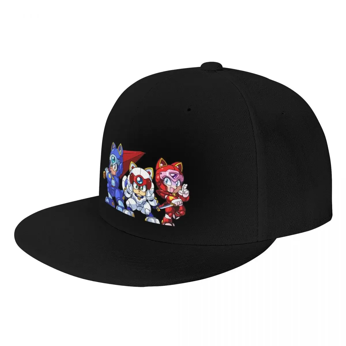 Samurai Pizza Cats Trio Baseball Cap Hood fishing hat Kids Hat Sunscreen Hats For Men Women's