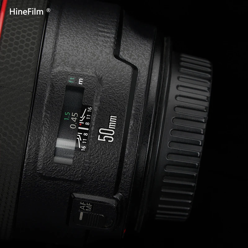 Hinefilm Skin for Canon EF50 f1.2L Lens Sticker 50 1.2 Lens Wrap Cover For Canon EF 50mm F1.2L USM Lens Decal 50f1.2 Protector