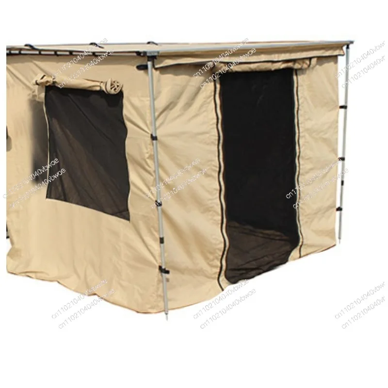 Outdoor car edge tent side shade cloth cross bar bracket cloth house gauze room tent