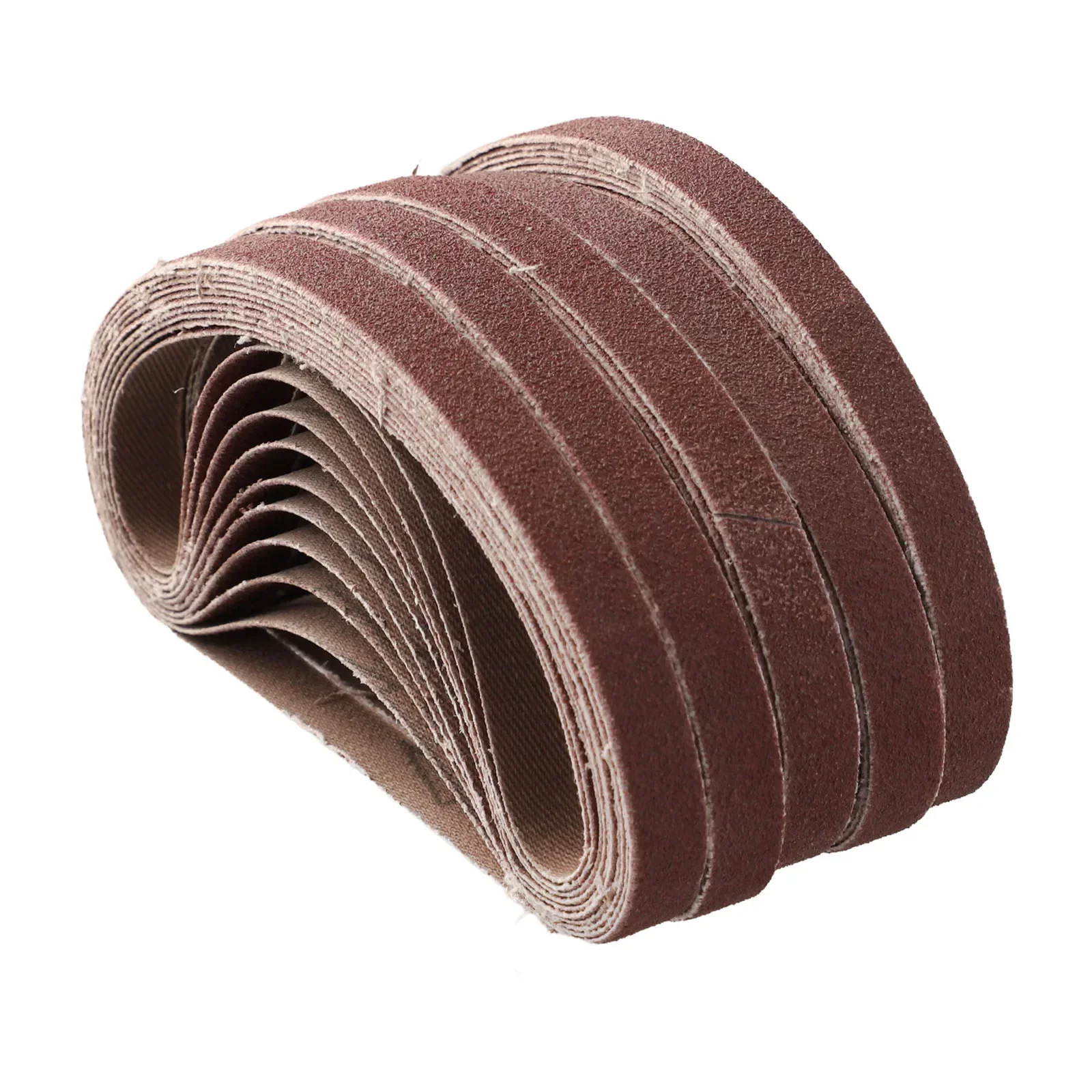 50pcs 10x330mm Sanding Belt Sandpapers Grit 40 60 80 120 Sandings Paper Abrasive Belt For Air Belt Sander Polishing Machine