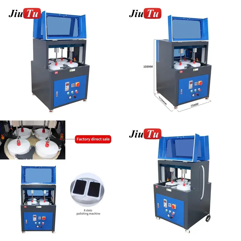2026 CE Automatic Polishing Machine for IWatch LCD Scratch Removing with Counterweight Molds