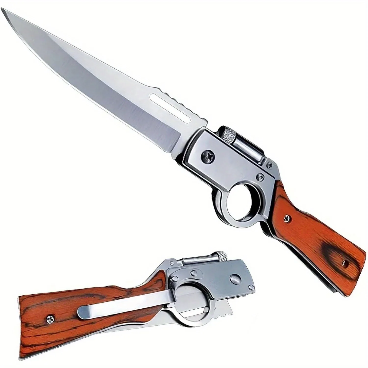 1pc Outdoor Military Tactical Knife, EDC Pocket Knife, Self-Defense, Suitable for Field Survival Multi-functional Knives