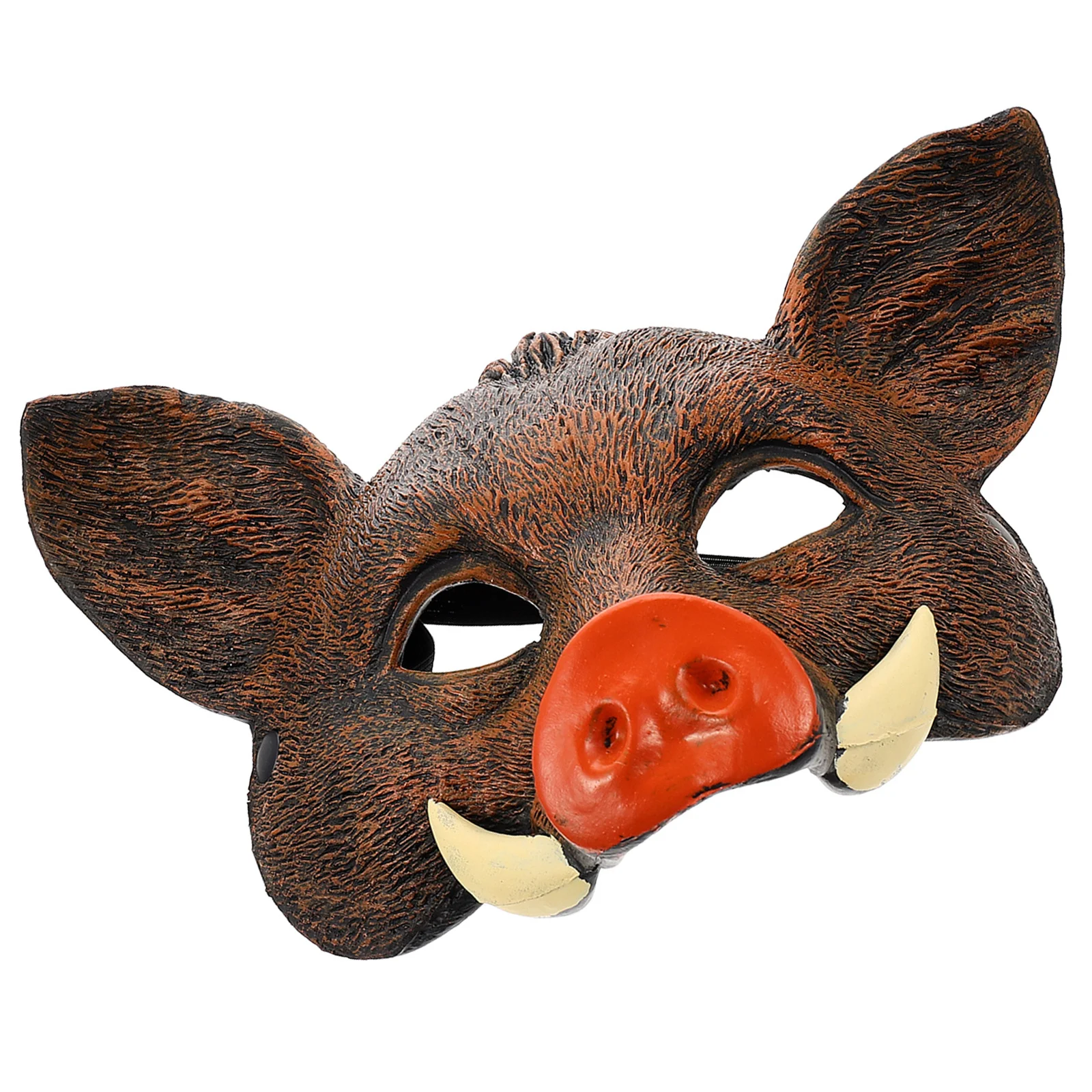 

Durable Wild Boar Halloween Animal Mask Premium PU Material Realistic Design Party Cosplay Costume Accessory Mask