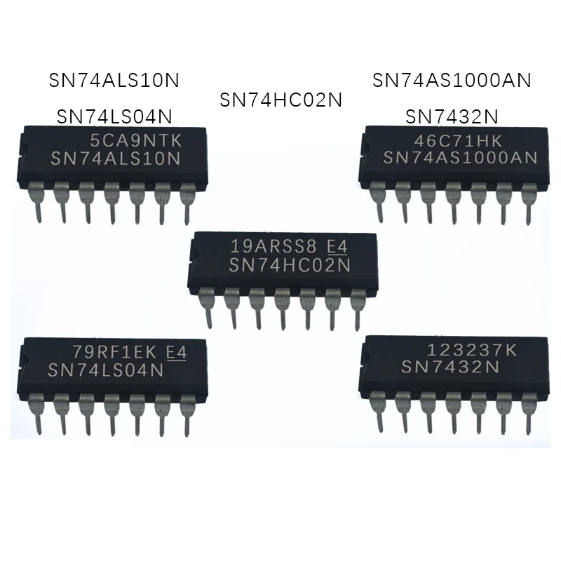 1PCS SN74ALS10N SN74HC02N SN74LS04N SN74AS1000AN SN7432N
