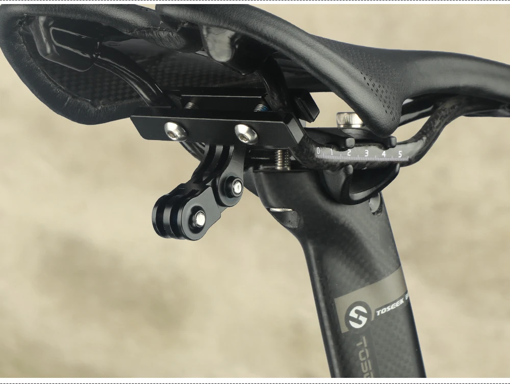 Fahrrad Sattel Schiene Rücklicht Halterung MTB Fahrrad Sattelstütze Winkel Einstellbare Basis Halter Passt Gopro Sport Kamera Rücklicht – Detail 15