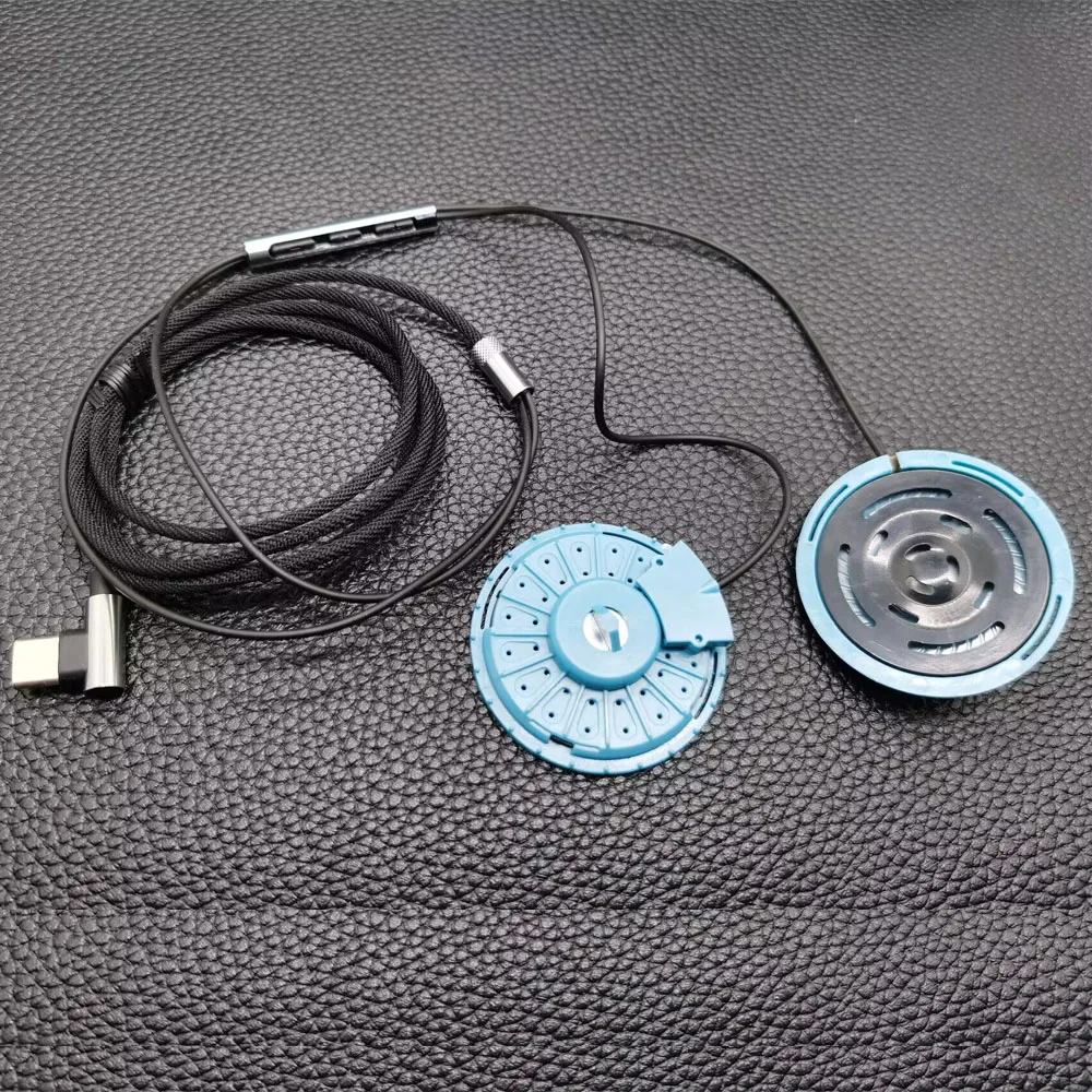 Type C Cable +Speaker Driver Kit for KOSS PP Portable Portapro Porta-Pro KSC75 KSC35 Replacement Sound Unit Wire With Mic Remote