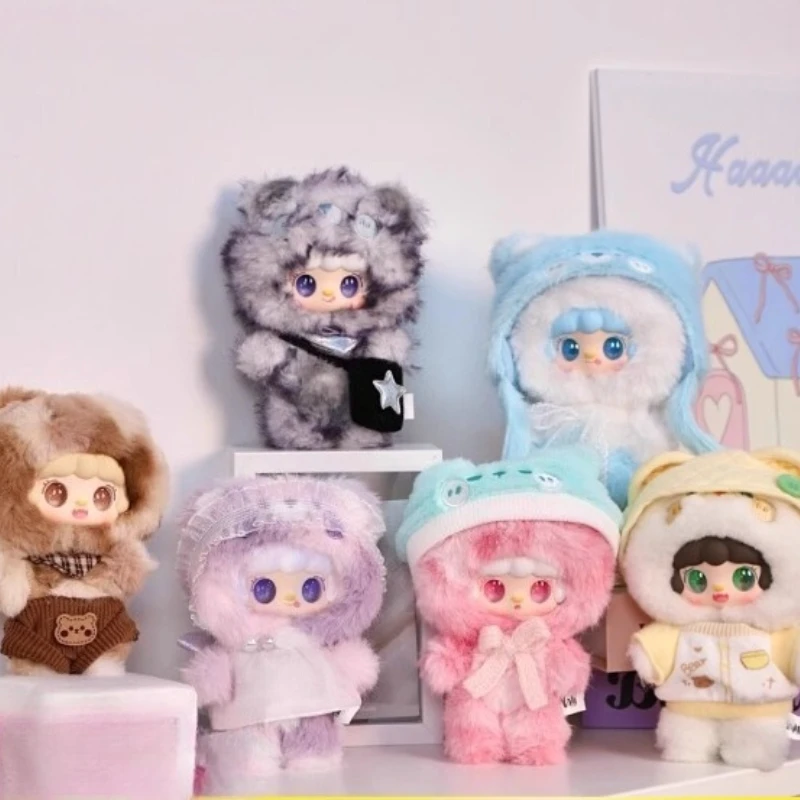 Novo autêntico yooki urso hiberna plano surpresa caixa cega boneca bonito pingente caixa mistério menina saco pingente aniversário amigo presente