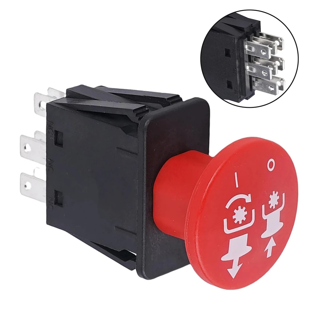8-terminal Switch 8-terminal PTO As Shown Direct Replacement PTO Switch Dixie Parts Easy Installation Electrical PTO Switch