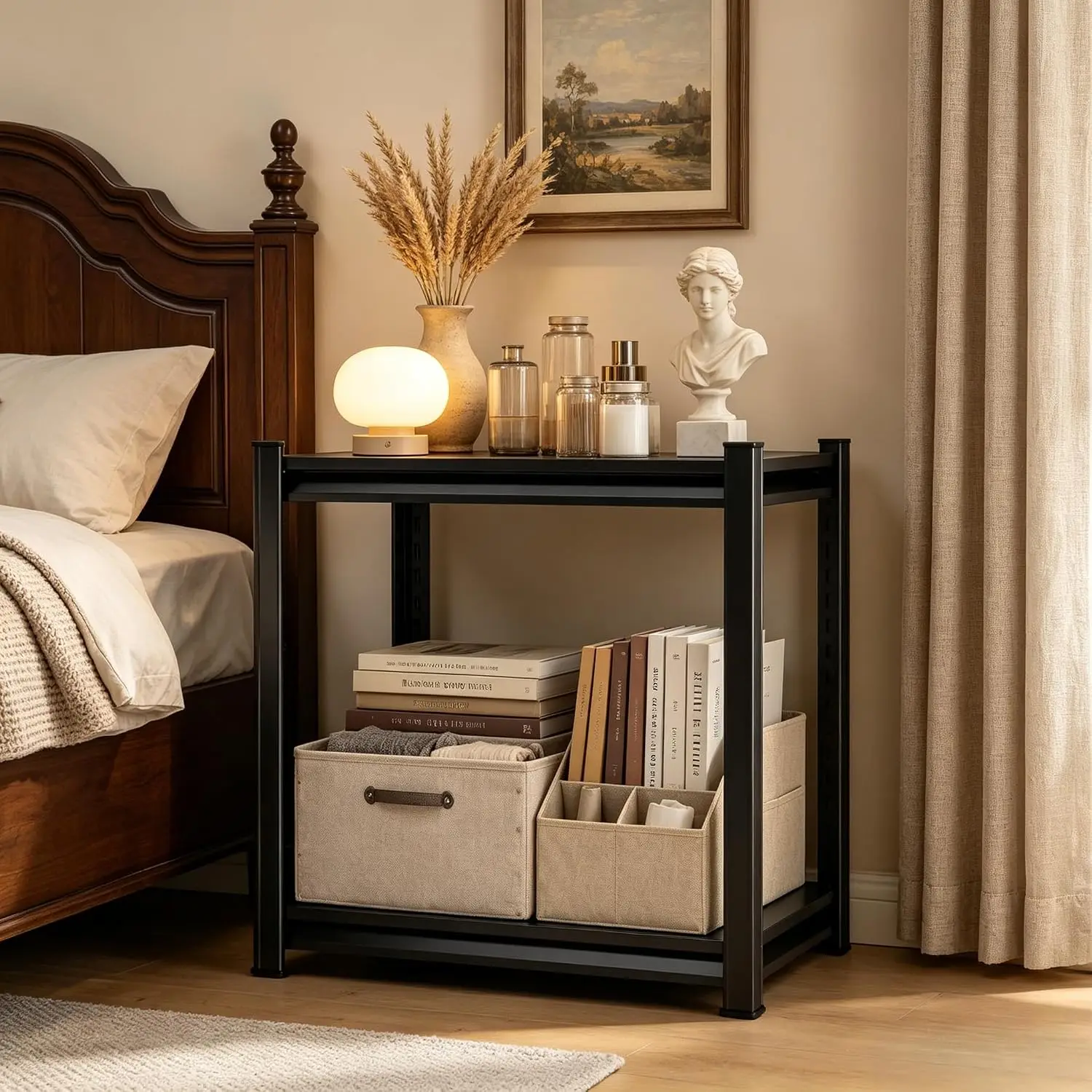 2-Tier Metal Bookshelf 14