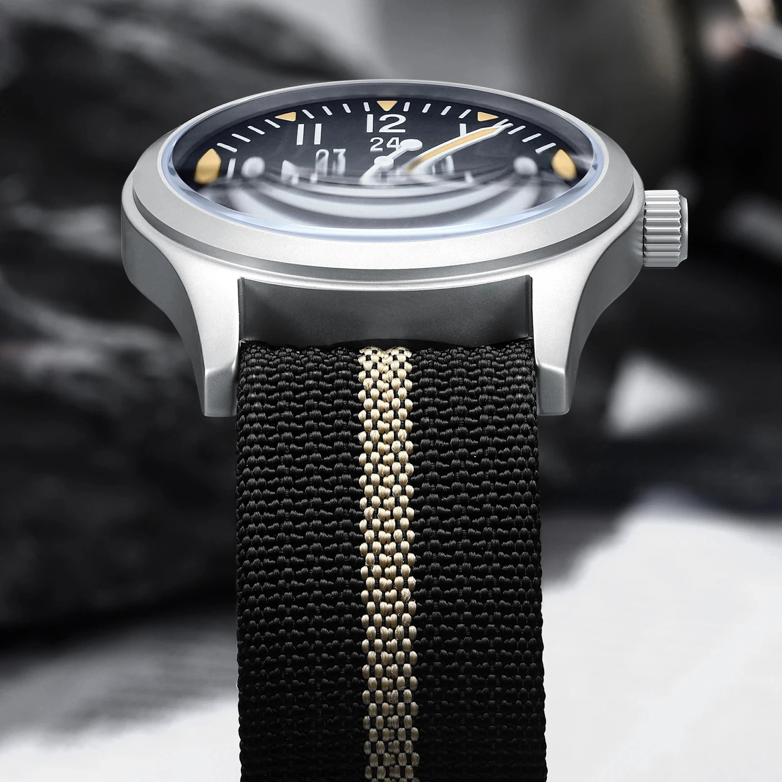 MILITREK 2026 Neue 37mm Militär Retro Gürteluhr Herren VK31 Quarzuhr Edelstahl 100m Wasserdicht C3 Nachtlicht Reloj Hombre – Detail 5