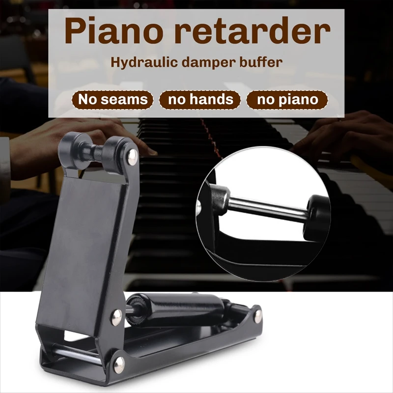 Piano Slow Soft Closing Fall Device Hydraulic Pressure Fallboard Decelerator New