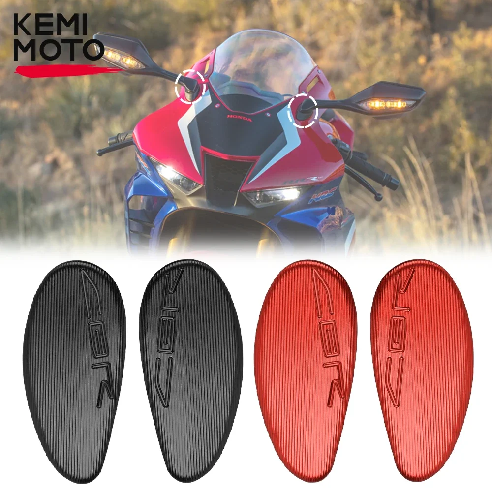 

CBR1000RR Mirror Block For Honda CBR1000RR-R Fireblade SP 2023 Motorcycle Rearview Mirror Block Off Base Plates Cover Code Cap