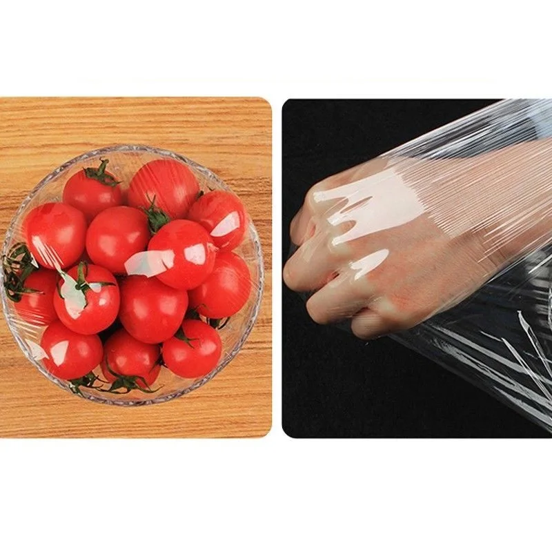 PE food cling film slimming super large cling film 30cm wide big roll plus size food wrap