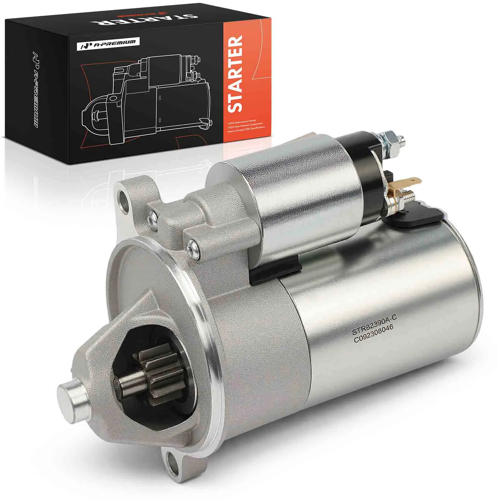 A-Premium Starter Motor for Ford Explorer 1991-1996 Ranger Aerostar 1990-1996 Mazda B4000 1994-1997 Navajo 1991-1994