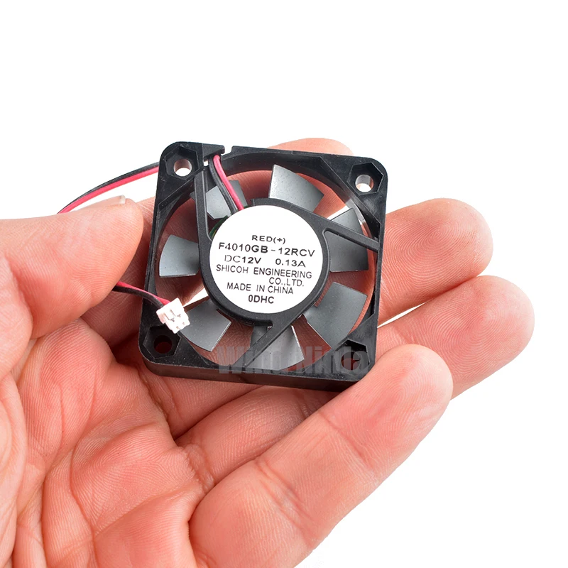 F4010GB-12RCV 4cm 40mm fan 40x40x10mm DC12V 0.13A metal leaf cooling fan for power router