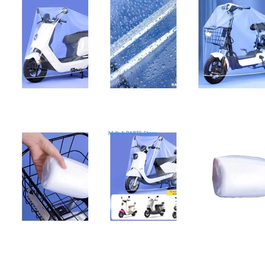 U1JF Waterproof Motorcycle Scooter Rain Cover Outdoor Sun Dustproof Protector