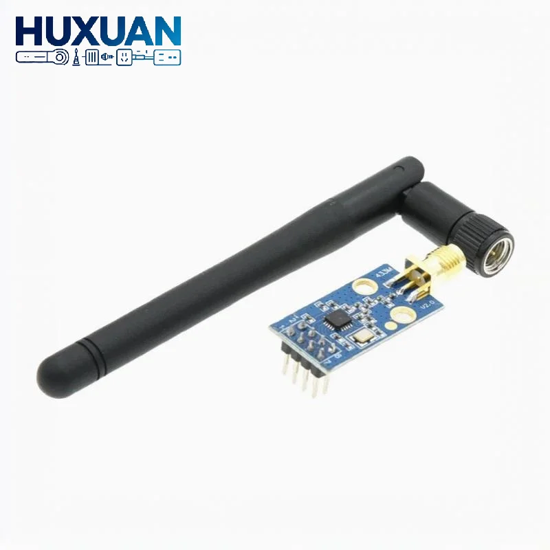 CC1101 433MHz Wireless Transceiver Module Low Power Consumption with SMA Antenna for IoT Smart Home Projects
