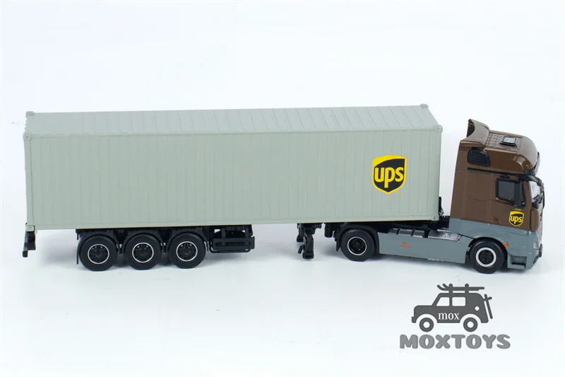 MINI GT 1:64 Actros Trailer w/40 Ft Container 40 truck / Figurine Diecast Model Car