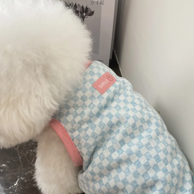 

Spring Autumn Summer Dog Pet Clothes Breathable Vest Anti-Shedding Pomeranian Bichon Teddy Small Dog Clothes Factory