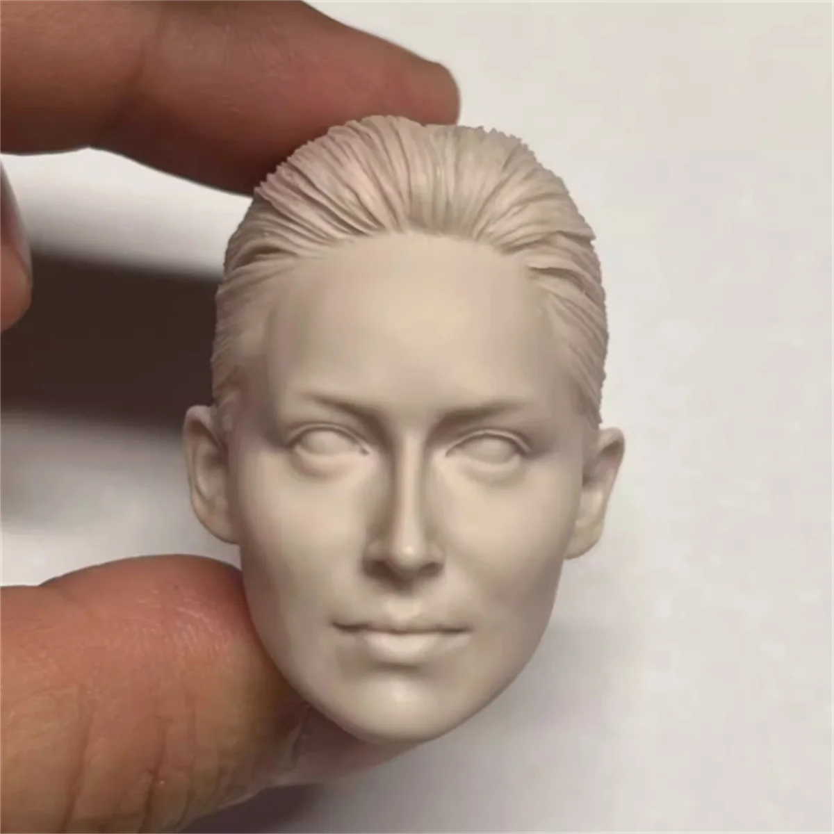 Sharon Stone Female Head Carving Sculpt Star DOll Unpainted  Actor Model 1/6 Scale Action Figure Hobbies Soldier Toys