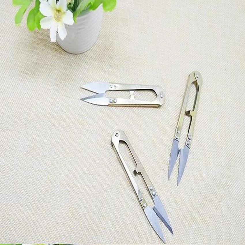 1PC High Quality  U Shape Mini Scissors Embroidery Sewing Tool,Portable Snips Thread,Sewing Trimming Scissors Nippers Clipper