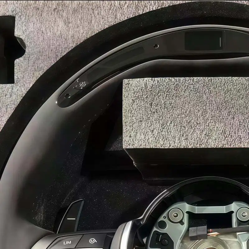 Hot Selling LED Suede Steering Wheel For BMW F30 M2 E90 320d F36 M4 F83 F10 X3 X5 F06 M3 E92 E87 F20 F33 F22 F01 F15 X2 F39 view 4