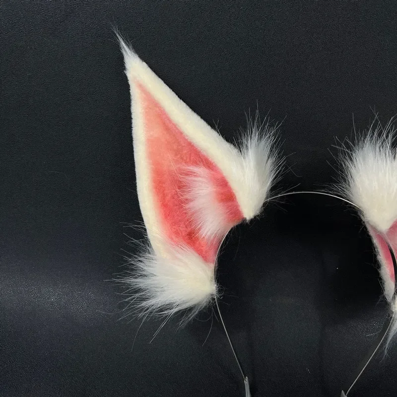 كوسبلاي مصنوع يدويًا من جامعة الأساطير قاعة الشهرة فاكر التحالف الخالد أهري فوكس أنيمي كوسبلاي أغطية الرأس آذان ذيل الهالوين مخصص