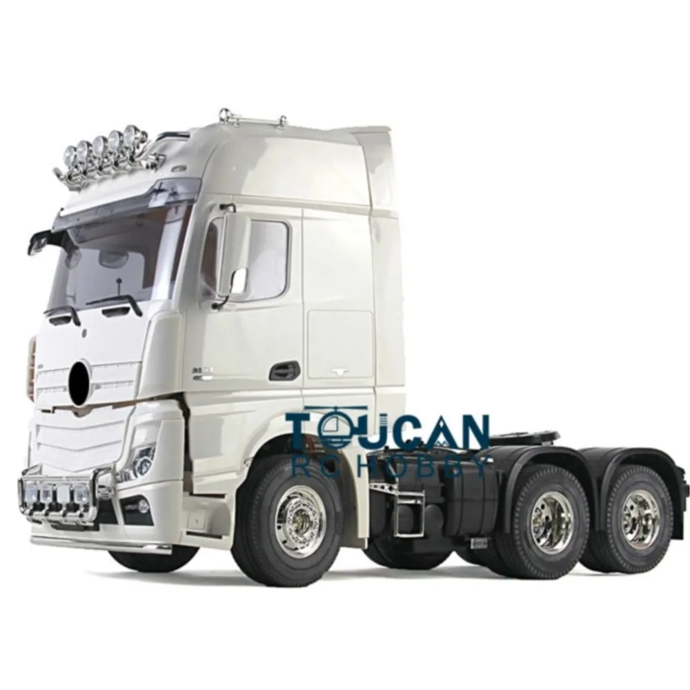 TOUCAN Modellauto 1/14 RC 3 Achsen Highline DIY Traktor LKW Anhänger KIT Anpassbares Modell für Bastler