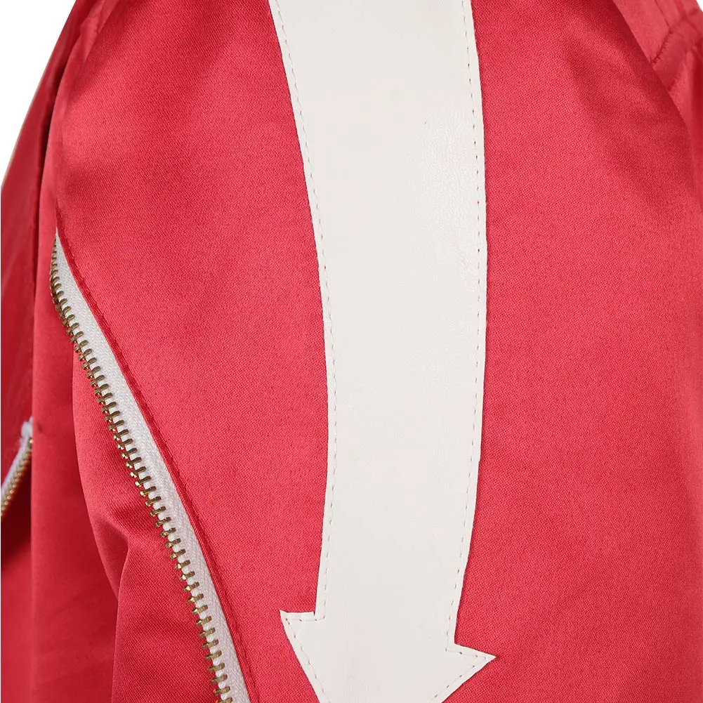 فريدي تأثيري معطف أحمر رائع روك باند زي سترة ملابس علوية هالوين كرنفال حفلة تنكر البدلة للرجال الذكور الكبار