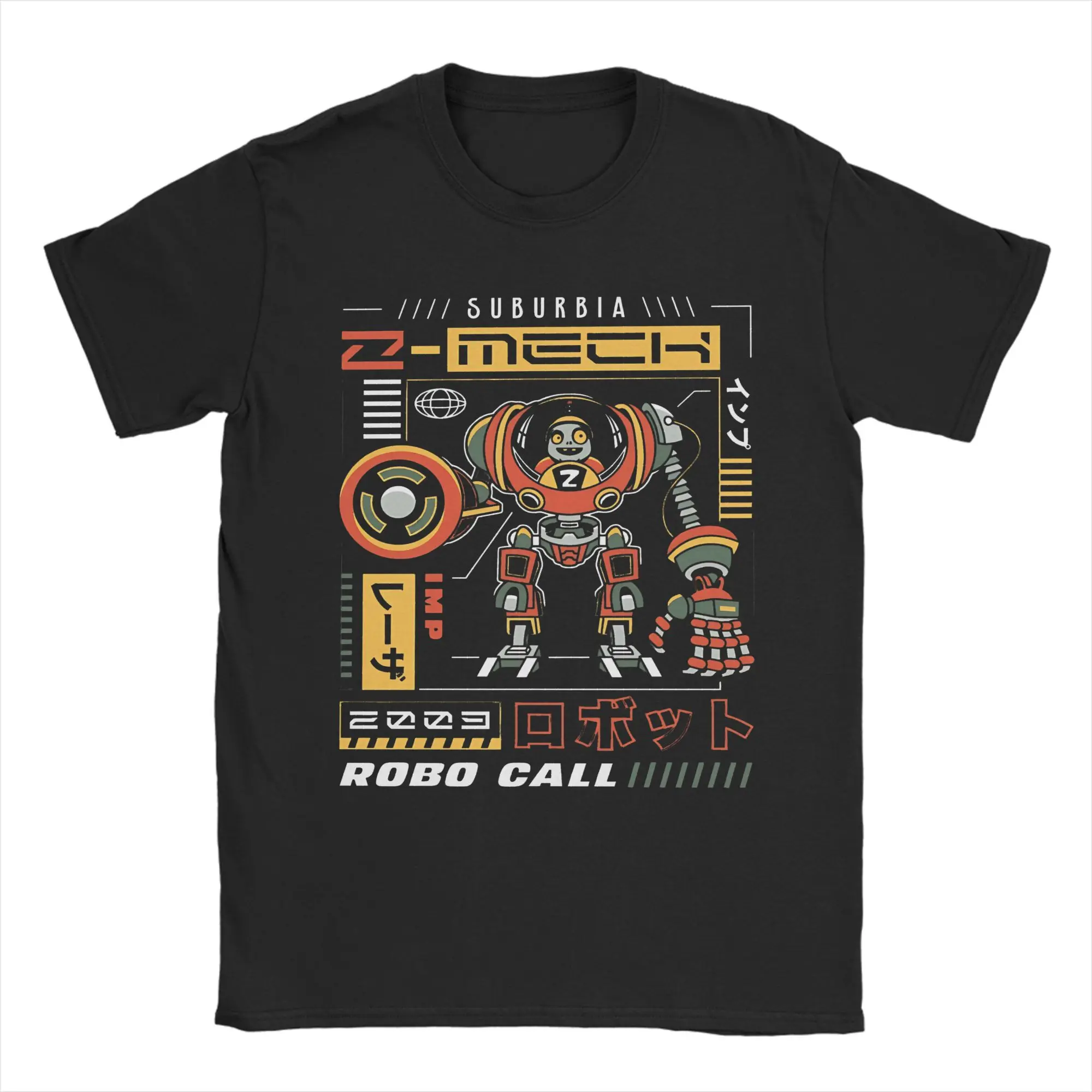 النباتات مقابل الزومبي Imp Mech Call الجمالية الرجال تي شيرت PVZ الإبداعية تيز تي شيرتات قصيرة الاكمام 100% قطن حجم كبير البضائع