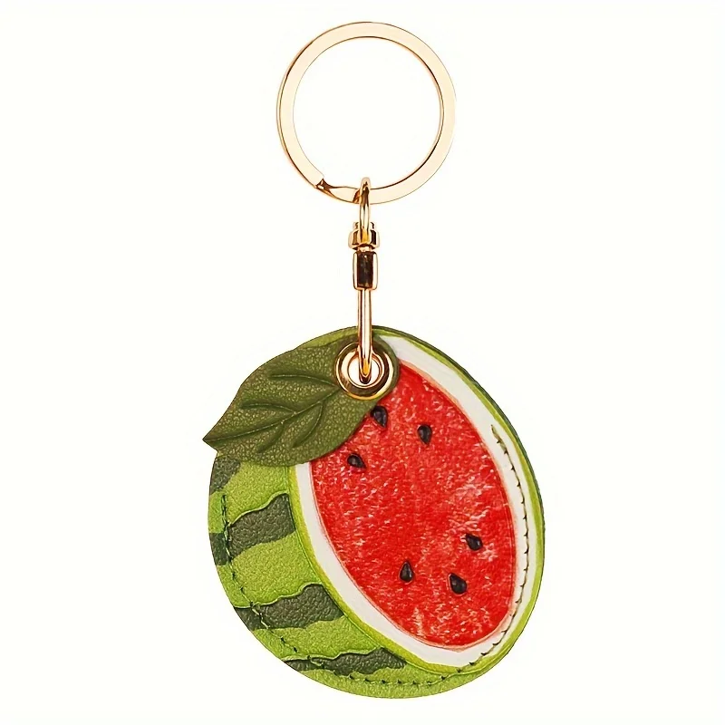 Adorable PU Leather for AirTags Keychain Case - Durable Keyring & Scratch-Proof Shield - for Wallets & Keys - GPS Tracker Cover