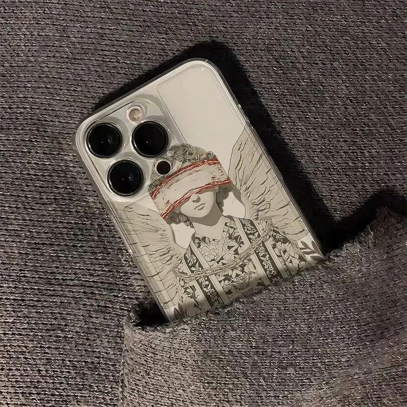 حافظة لهاتف آيفون 17 برو ماكس اير X XR XSMax 16e 15 Pro Max 14 13 Mnin 12 11 Y2K غطاء ناعم شفاف #2