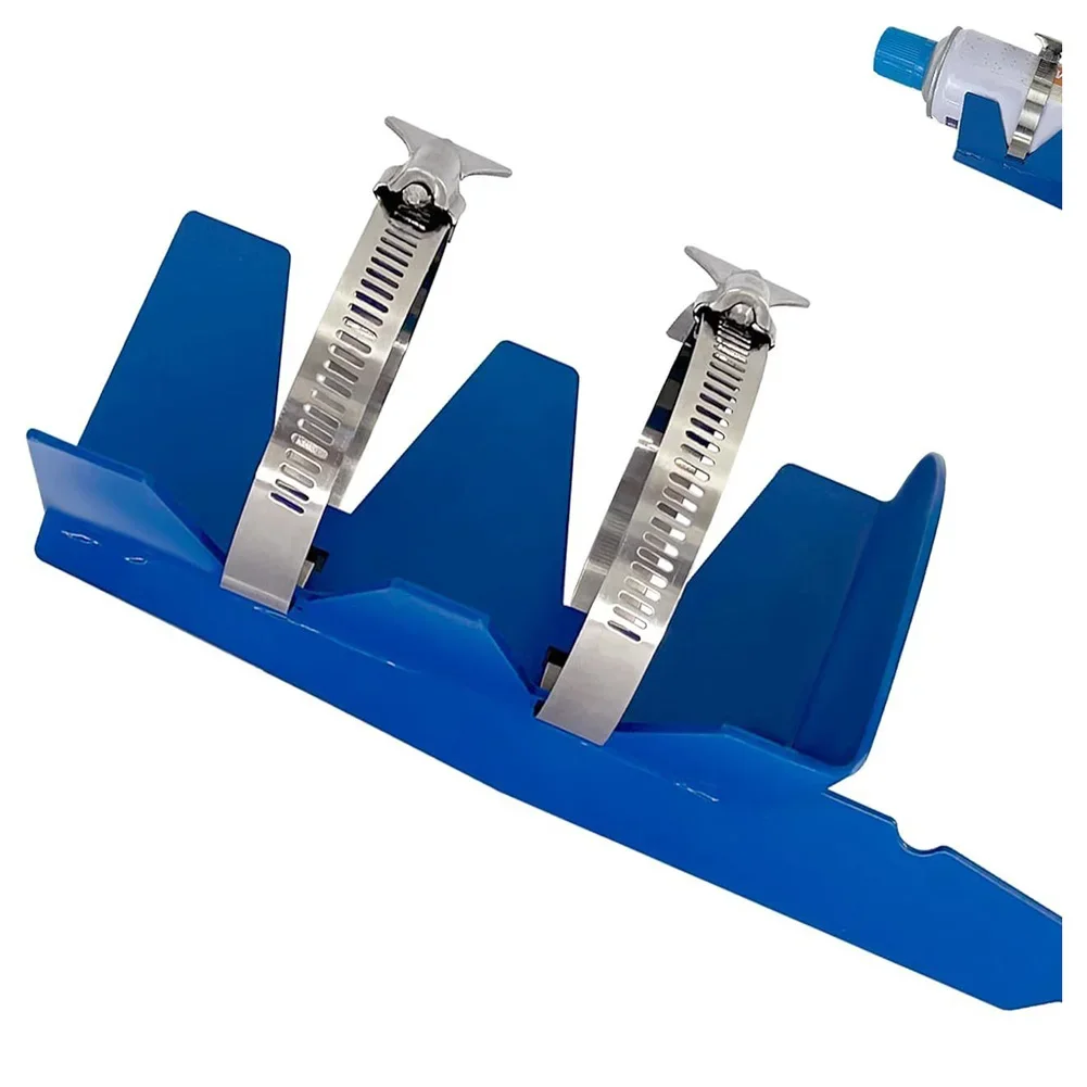 One-Touch Paint Shaker With Double Clamp And Gloves Quick-Adjust Can Holder For Reciprocating Saw Mixing Adjustment Paint Shaker