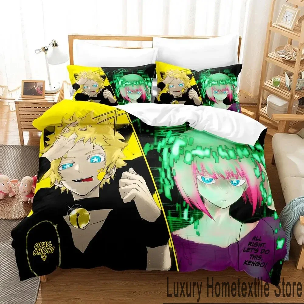 3D Print Anime Mission Yozakura Family Bedding Set Boys Girls Twin Queen King Size Duvet Cover Pillowcase Bed boys Adult