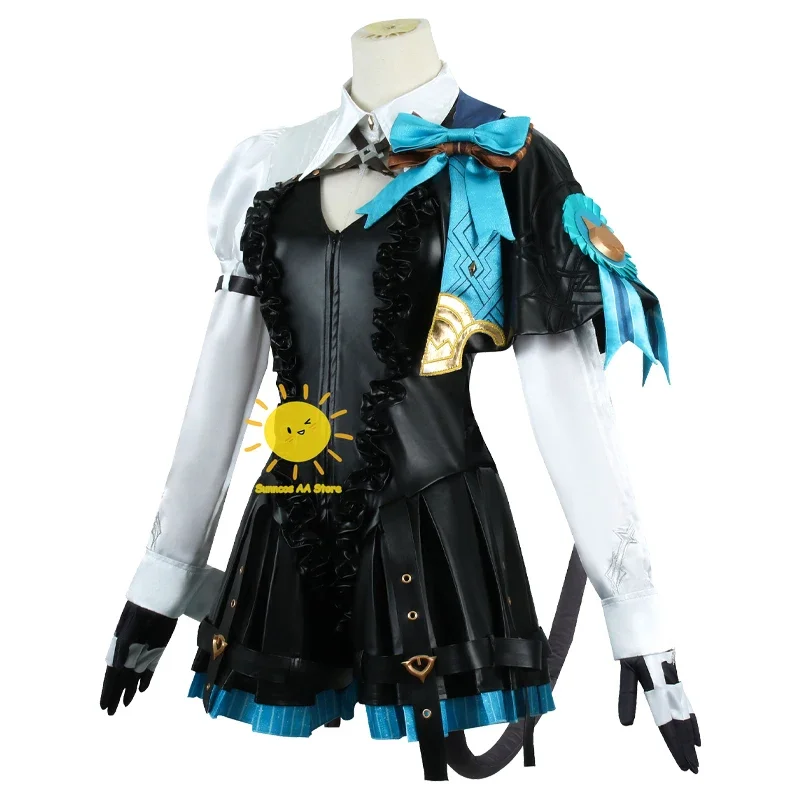 Costume de Cosplay LyNouveau Genshin Impact, Vêtements de Style Chinois, Uniforme, Perruque, Jeu d'Halloween, Carnaval, pour Femme et Fille