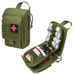 Molle EDC Pouch Tactical First Aid Kit Medical Bag Emergency Tool Camping Survival IFAK Bag Hunting Accessories Pack