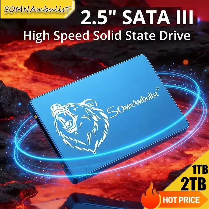 

SomnAmbulist Sata3 SSD 1TB 2TB SSD Solid State Drive 128GB 240GB 256GB 480GB 512GB 960GB for Laptop Desktop Solid State Drive